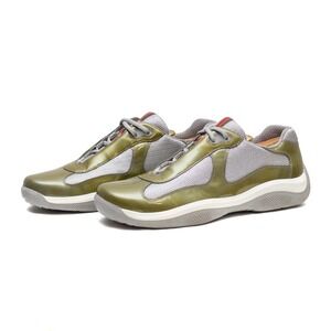 PRADA America's Cup Sneakers Olive Green – UK 8.5 / US‎ 9.5 / EU 43 – Vintage